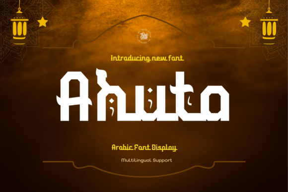 Ahuta: A Vintage Arabic Display Font That Feels Timeless, Not Tired