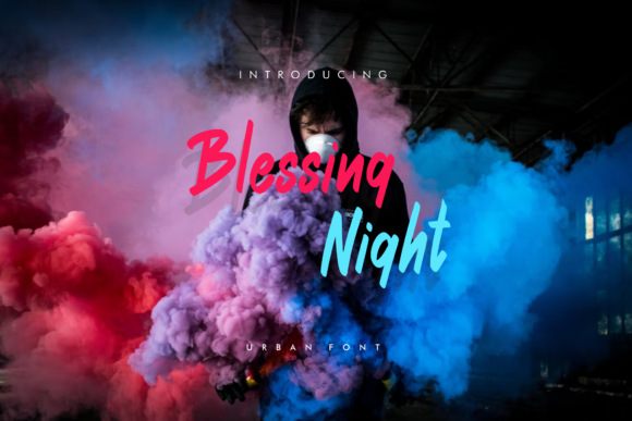Blessing Night: A Display Font That Makes Your Headlines Unmissable