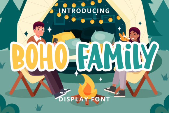 Boho Family: A Playful Display Font That Fits Real Digital Brands