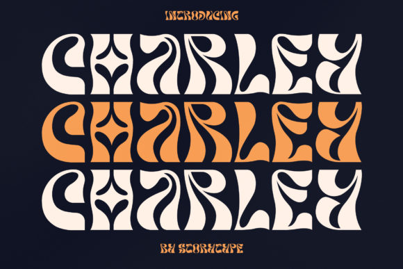 Charley: A Wavy Display Font That Elevates Digital Branding