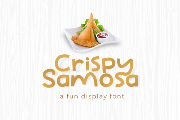 Crispy Samosa: A Playful Display Font That Delivers Personality at a Glance