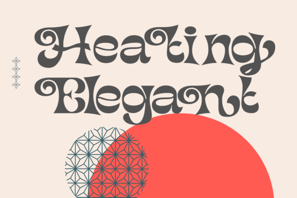 Heating Elegant: A Bold Retro Serif Font for Digital Branding