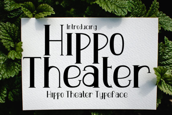 Hippo Theater: A Romantic Display Font That Elevates Your Brand