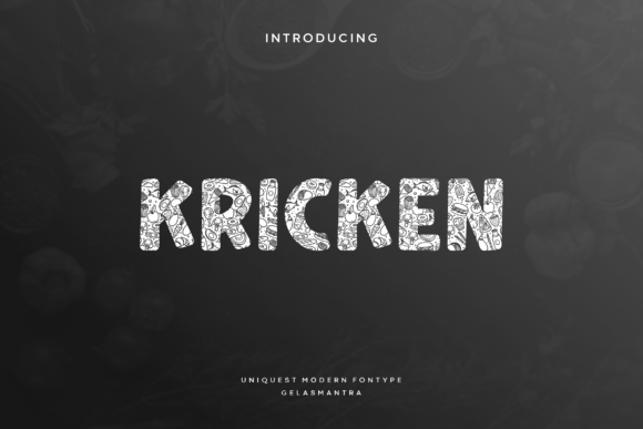 Kriken: A Cheerful Display Font for Editorial Warmth