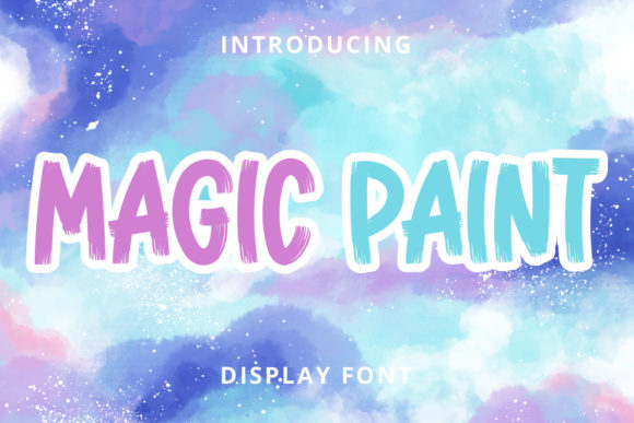 Magic Paint Font: Playful & Polished Display Type for Crafters