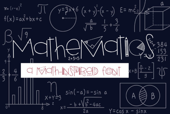 Mathematics Font: A Display Typeface for Bold Digital Identity
