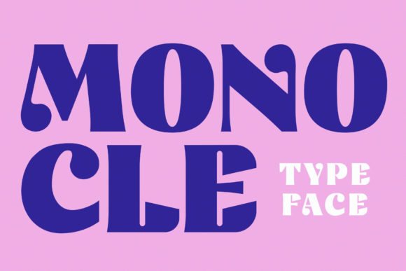 Monocle Font: A Bold, Vintage Display Typeface for Small Business Branding