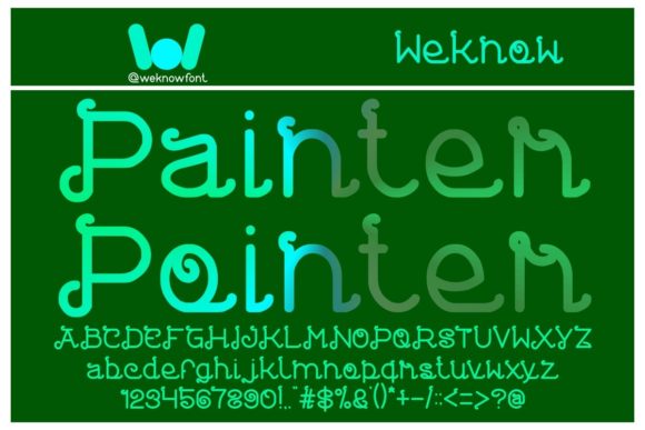 Painter Pointer: A Whimsical Display Font That Feels Like Magic