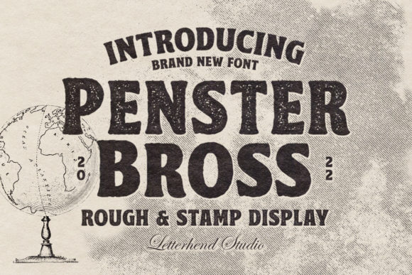 Penster Bross: A Bold Display Typeface for Editorial Impact