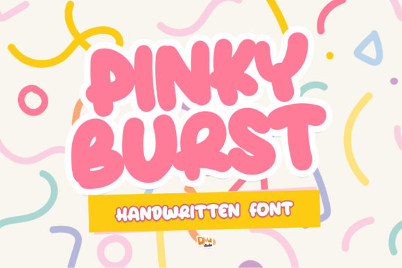 Pinky Burst: A Playful Handwritten Display Font for Campaign Energy