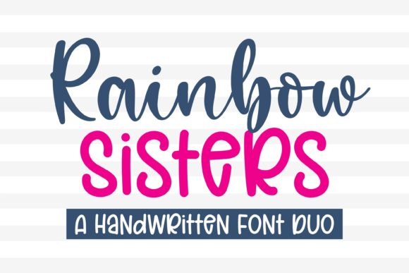 Rainbow Sister: A Delicate Handwritten Display Font for Editorial Charm