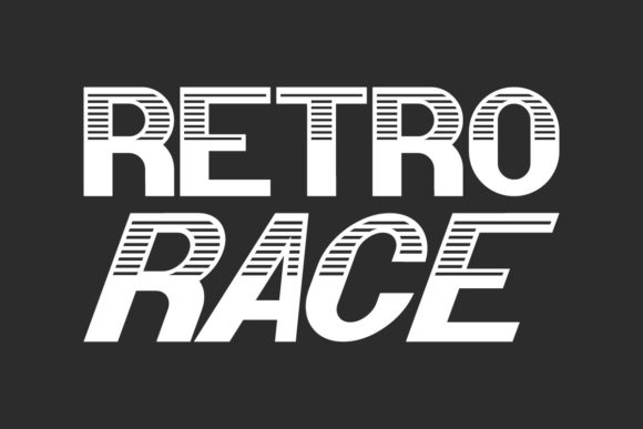 Retro Race: A Bold Display Font That Actually Works