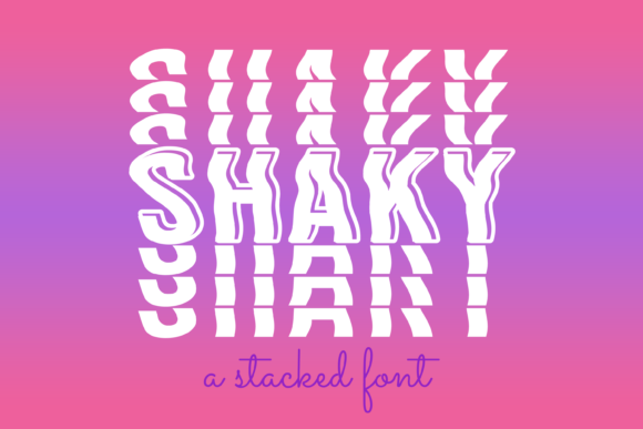Shaky Font: A Playful Display Typeface for Creative Branding