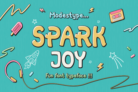 Spark Joy: A Display Font That Actually Delivers