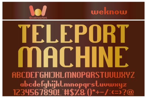 Teleport Machine: A Display Font That Makes Your Brand Feel Instantly Polished